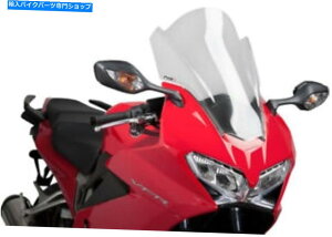 Windshields �v�C�O�c�[�����O�t�����g�K���X�N���A7007W PUIG Touring Windscreen Clear 7007W�y���s�A���i�z