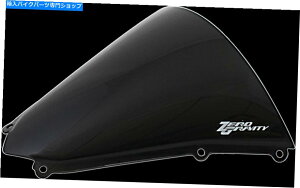 Windshields �[���d��20-254-19 SR�V���[�Y�t�����g�K���X�_�[�N�X���[�N�t�����g�K���X Zero Gravity 20-254-19 SR Series Windscreen Dark Smoke Windshield�y���s�A���i�z