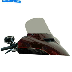Windshields ̃xXg8 "CgX[NtgKX2014-20n[[c[Of Wind Vest 8" Light Smoke Replacement Windshield 2014-20 Harley Touring Models