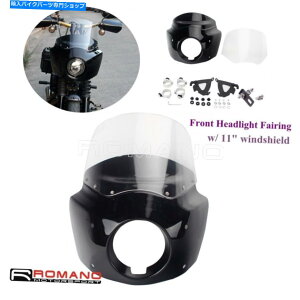 Windshields NAwbhCgtFAOtgCg}XNtgKX}EgLbgn[[FXST Clear Headlight Fairing Front Light Mask Windshield Mounting Kit For Harley FXST