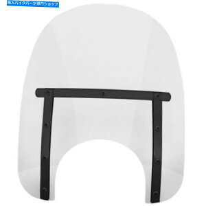 Windshields �����t�B�X�V�F�[�h15 �X�����N���A�����t�����g�K���X�n�[���[9�J�b�g�A�E�g�w�b�h���C�g Memphis Shades 15 Slim Clear Replacement Windshield Harley 9 Cutout Headlight�y���s�A���i�z