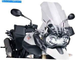Windshields �v�C�O�c�[�����O�t�����g�K���X�N���A��5652W Triumph Tiger 800 Puig Touring Windscreen Clear #5652W Triumph Tiger 800�y���s�A���i�z