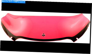 Windshields �N���b�N�E�F���N�X�A�C�X�R���[���b�h6 �n�[���[FLTR���[�h�O���C�h�̂��߂̃t���A�t�����g�K���X15-22 Klock Werks Ice Kolor Red 6 Flare Windshield for Harley FLTR Road Glide 15-22�y���s�A���i�z