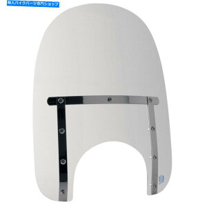 Windshields �����t�B�X�V�F�[�h�X����17 �N���A�t�����g�K���X�A7�w�b�h���C�g�J�b�g�A�E�g�iMEM4210�j Memphis Shades Slim 17 Clear Windshield, 7 Headlight Cutout (MEM4210)�y���s�A���i�z