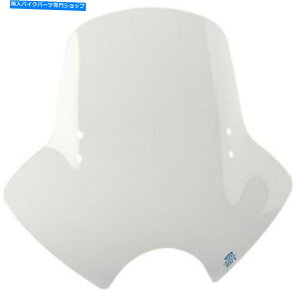 Windshields tBXVF[hf[tgK[18 "NAnho[ׂẴI[goCɎtĂ Memphis Shades Demon Windshield 18" Clear Handlebar Mounted All Motorcycle