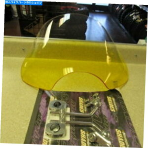 Windshields tBXVF[hMEM1615tgKXCG[w/n[hEFANO MEMPHIS SHADES MEM1615 WINDSHIELD YELLOW W/HARDWARE NOS