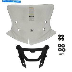 Windshields }nFZ09 14-16iViTCNvstream+X|[c/cA[CgO[̃tgKX For Yamaha FZ09 14-16 National Cycle VStream+ Sport/Tour Light Gray Windscreen