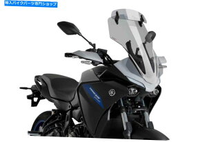 Windshields }ng[T[̃tgKXvCOc[OoCU[7 GT 2022CgX[N WINDSHIELD PUIG TOURING VISOR FOR YAMAHA TRACER 7 GT 2022 LIGHT SMOKE