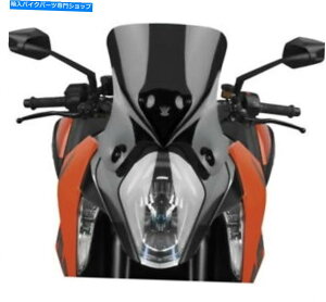 Windshields �i�V���i���T�C�N���_�[�N14.50 �i36.8cm�jFMR�R�[�e�B���Ovstream�t�����g�K���XN20804 National Cycle Dark 14.50 (36.8cm) FMR Coated VStream Windscreens N20804