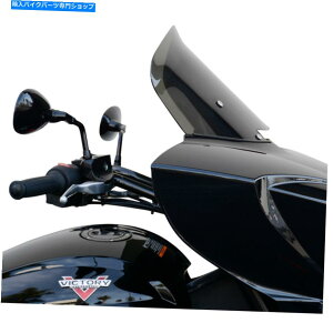 Windshields ���̃x�X�g�t�����g�K���X - �_�[�N�X���[�N-12  - ����64-1240 WIND VEST Windshield - Dark Smoke - 12 - Victory 64-1240�y���s�A���i�z
