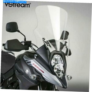 Windshields v-�X�g���[���t�����g�K���X�N���A�i�V���i���T�C�N��N20222��17-18�X�Y�Lv-strom V-Stream Windscreen Clear National Cycle N20222 For 17-18 Suzuki V-Strom�y���s�A���i�z