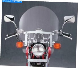 Windshields ナショナルサイクルダコタ3.0ハイターンシグナルのためのフロントガラスショートクリア＃NC125B National Cycle Dakota 3.0 Windshield for High Turn Signals Short Clear #NC125B