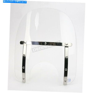 Windshields tBXX17C`BNAtgKXw/7C`BwbhCgJbgAEg-MEM4210 Memphis Slims 17 in. Clear Windshield w/7 in. Headlight Cutout - MEM4210