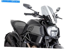 Windshields Puig Naked Bike WindscreensAc[O7570H PUIG NAKED BIKE WINDSCREENS, TOURING 7570H