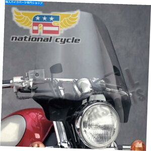 Windshields National Cycle N2567-01 Street Shield Ex 7/8inBnho[ /yF National Cycle N2567-01 Street Shield EX 7/8in. Handlebars / Light Tint