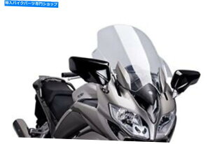 Windshields �v�C�O�c�[�����O�t�����g�K���X�N���A-6483W Puig Touring Windscreen Clear - 6483W�y���s�A���i�z