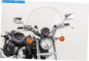 Windshields SS-10 Viper Clear w/Chromen[hEFA7/8 "1" SS-10 VIPER CLEAR W/CHROME HARDWARE 7/8" & 1"