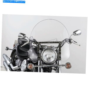 Windshields XbvXg[}17 "NASS-30NVbNtgKXw/Nn[hEFA-SS-30-17CQ Slip Streamer 17" Clear SS-30 Classic Windshield w/Chrome Hardware - SS-30-17CQ