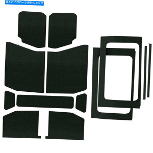 Windshields fUCGWjAOW[vJL 4 DR 18-wbhi[LbgubN13PC COM 50178 Design Engineering Jeep JL 4 DR 18- Headl iner Kit Black 13pc Com 50178