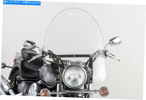 Windshields XbvXg[}[22C`BubNn[hEFA22C`̃NVbNtgKXB hx23inB Slipstreamer 22in. Classic Windshield w/ Black Hardware-22in. Hx23in.