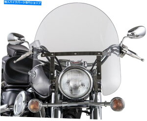 Windshields NVbNChOChtgKX17 "NAw/Nn[hEFASLIBSS-30-17CWQ Classic Wide Glide Windshield 17" Clear w/Chrome Hardware Sli. SS-30-17CWQ