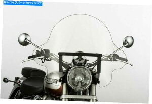 Windshields SlipStreamer SS-32-16CQB SS-32 16INBn[hEFAt@RtgKX Slipstreamer SS-32-16CQB SS-32 16in. Falcon Windshield with Black Hardware