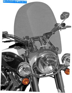 Windshields 1 1/4�C���`��Sportech�N���[�Y�V���[�Y�̃t�����g�K���X�B�o�[65402011 Sportech Cruise Series Windscreen for 1 1/4in. Bars 65402011�y���s�A���i�z