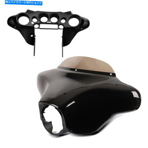 Windshields �n�[���[�G���N�g���O���C�h�E���g���N���V�b�N96-13�̃o�b�g�E�B���O�t�F�A�����O���S�Z�b�g Batwing Fairing Complete Set for Harley Electra Glide Ultra Classic 96-13