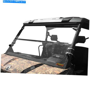 Windshields Can-Am Defender HD10 2016-2017 Quadboss܂肽ݎtgKX̏ꍇ For Can-Am Defender HD10 2016-2017 QuadBoss Folding Windshield