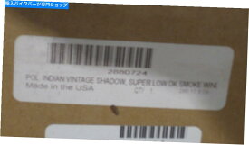 Windshields インドのフロントガラスフロントガラスキットインドヴィンテージダークスモークスーパーロー2880724 Indian Windshield Windscreen Kit Indian Vintage Dark Smoke Super Low 2880724