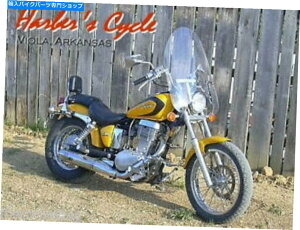 Windshields XYLS40uo[hLS 650Tx[W - NA22C`cA[tgKXw/Nn[hEFA Suzuki S40 Boulevard LS 650 Savage - Clear 22" Tour Windshield w/Chrome Hardware