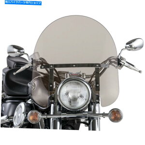 Windshields XbvXg[}[NVbNtgKX-17 " - e[p[i /NjSS -30-17TTQ Slipstreamer Classic Windshield - 17" - Tapered (Smoke / Chrome) SS-30-17TTQ