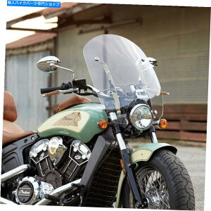 Windshields Ch̃I[goCNCbN[X2015-2022XJEĝ߂21 "~bhtgKX INDIAN MOTORCYCLE QUICK RELEASE CLEAR 21" MID WINDSHIELD for 2015-2022 SCOUT