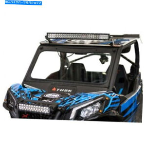 Windshields Tusk UTV܂肽݃KXtgKXtCp[190-459-0019 Tusk UTV Folding Glass Windshield with Windshield Wiper 190-459-0019