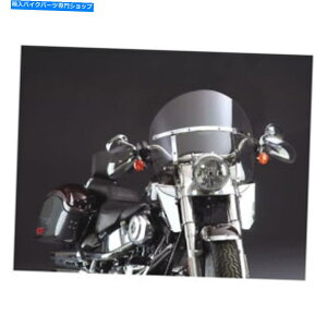 Windshields N.�T�C�N���X�C�b�`�u���[�h�`���b�v���ꂽ�t�����g�K���X�A�n�[���[�_�r�b�h�\��FLST 86-17�̂��߂̃N���A N.Cycles Switchblade Chopped Windshield, Clear for Harley-Davidson FLST 86-17�y���s�A���i�z