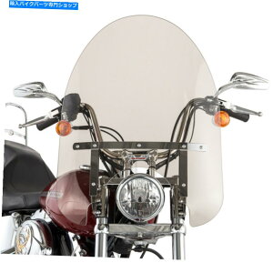 Windshields XbvXg[}[NVbNtgKX-22 " - e[p[i /NjSS -30-22TTQ Slipstreamer Classic Windshield - 22" - Tapered (Smoke / Chrome) SS-30-22TTQ