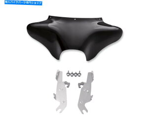 Windshields �����t�B�X�V�F�[�h�o�b�g�E�B���O�t�F�A�����O�t�����g�K���X�|�[�����h�}�E���g�L�b�g�n�[���[86-17�\�t�g�A�C�� Memphis Shades Batwing Fairing Windshield Polish Mount Kit Harley 86-17 Softail�y��