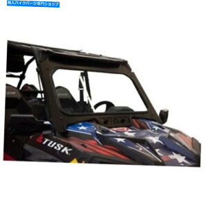 Windshields Tusk UTVxg12C`̃tgKXCp[182-433-0012tKXtgKX Tusk UTV Full Glass Windshield With Vent and 12" Windshield Wiper 182-433-0012