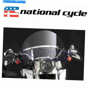 Windshields 1990N2017Ñn[[frbh\OM̃iViTCNXCb`u[h`bvꂽtgKX National Cycle SwitchBlade Chopped Windshield for 1990-2017 Harley Davidson om