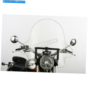 Windshields XbvXg[}[20 "NASS-32t@RtgKXw/ubNn[hEFA-SS-32-20CTQB Slip Streamer 20" Clear SS-32 Falcon Windshield w/Black Hardware - SS-32-20CTQB