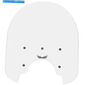 Windshields Clear/Chrome SlipsTreamer SS-30 Classic 17 "WIȃtH[Np̃tgKX Clear/Chrome Slipstreamer SS-30 Classic 17" Windshield For Standard Forks