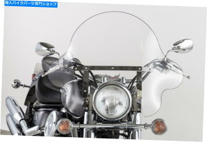 Windshields SlipStreamer SS32 Falcon Windshield 16 Clear/Chrome-SS-32-16CWQ Slipstreamer Ss32 Falcon Windshield 16 Clear/Chrome - SS-32-16CWQ�y���s�A���i�z