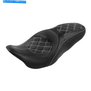 Seats ハーレーツーリングストリートロードグライド2009-2022にぴったりのドライバー乗客のピリオンシート Driver Passenger Pillion Seat Fit For Harley Touring Street Road Glide 2009-2022