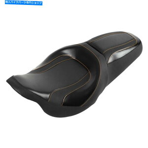 Seats n[[c[OCVO[hOCh2009-2022 2019NɓKubNhCo[̏ Black Driver Passenger Seat Fit For Harley Touring CVO Road Glide 2009-2022 2019