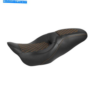 Seats n[[GNgXg[gOChɃtBbgubNc[AbvhCo[09-later Black Two Up Driver Passenger Seat Fit For Harley Electra Street Glide 09-later