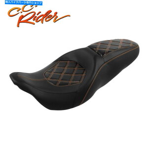 Seats C.C.n[[c[O[hXg[gOChɓKC_[hCo[̗q09-23 C.C. RIDER Driver Passenger Seat Fit For Harley Touring Road Street Glide 09-23