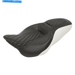 Seats n[[CVO[hOCh2009-2022ɓK2̃hCo[ Two Up Driver Passenger Seat Fit For Harley CVO Road Glide 2009-2022