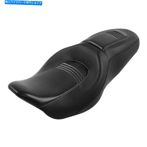 Seats n[[c[OGNg[hXg[gOCh2009-2021ɓKhCo[̏ Driver Passenger Seat Fit For Harley Touring Electra Road Street Glide 2009-2021