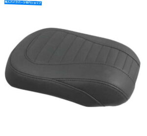 Seats gbp[utvsIpbh - 06-17n[[_Ci̍ Tripper Ribbed Synthetic Leather Pillion Pad - Black For 06-17 Harley Dyna