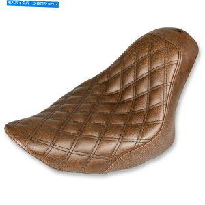 Seats Th}uElQ[hiqXeb`\V[g2018-19n[[FLHC flde Saddlemen Brown Renegade Lattice Stitch Solo Seat 2018-19 Harley FLHC FLDE